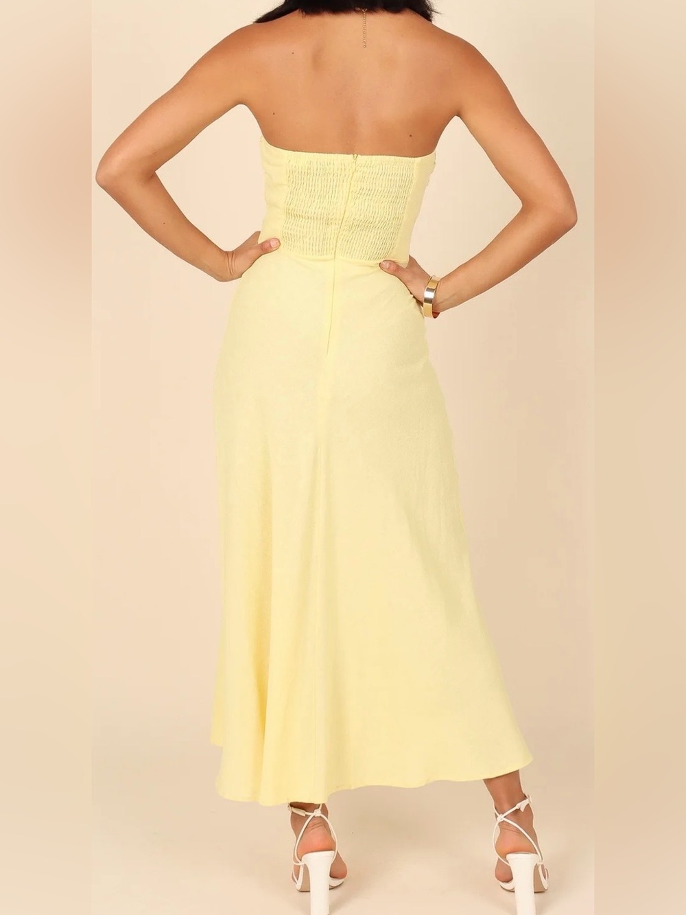 Petal & Pup yellow Strapless  Dress - Picture 7 of 14